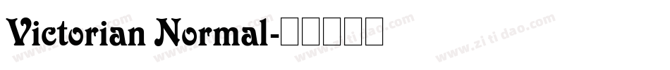 Victorian Normal字体转换